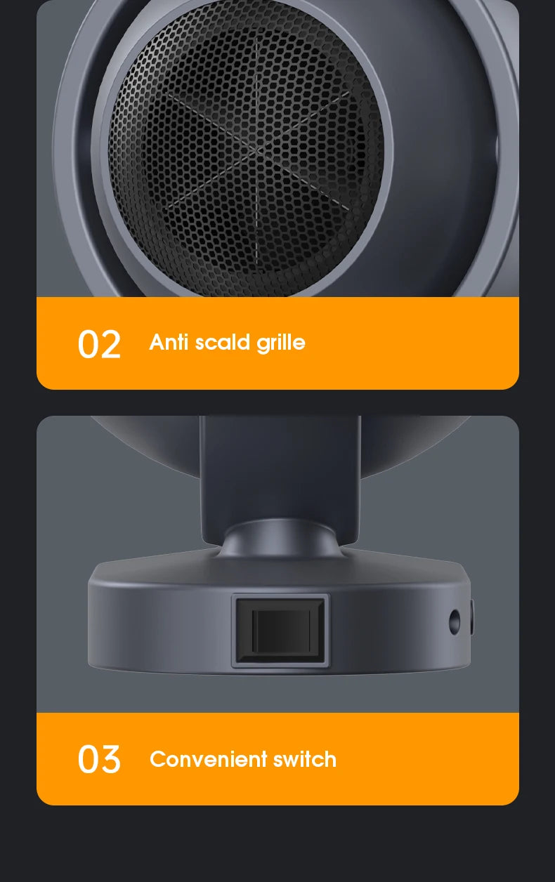 Mini 380W Portable Electronic Heater