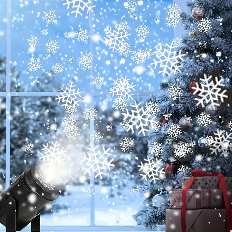 Snowflake LED Projector | Instant Winter Glow for Home & Outdoor