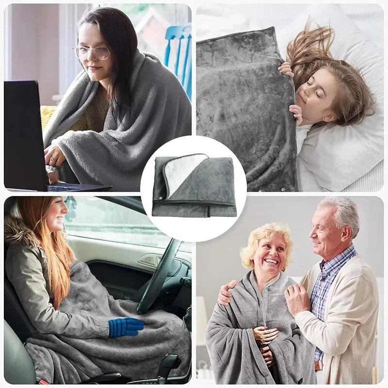 Wearable USB Heated Blanket – 9 Heat Zones